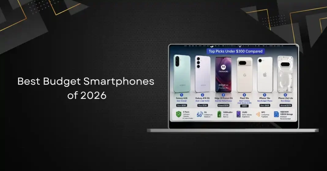 Best Budget Smartphones of 2026: Top Picks Under $300 Compared