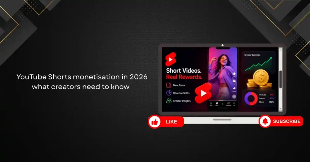 YouTube Shorts Monetisation in 2026: New Rules, Revenue Splits, and What Creators Need to Know